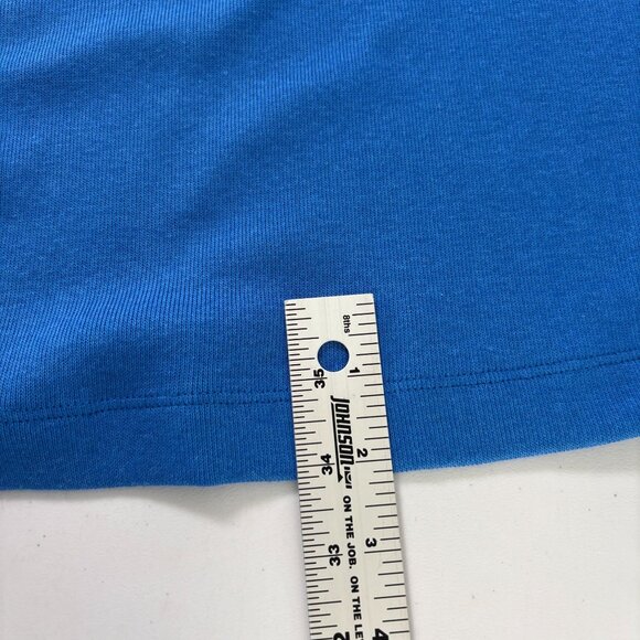 Old Navy Mock Neck Mini Dress Plus Size 3X Blue Sleeveless Minimalist NWT - Picture 11 of 11